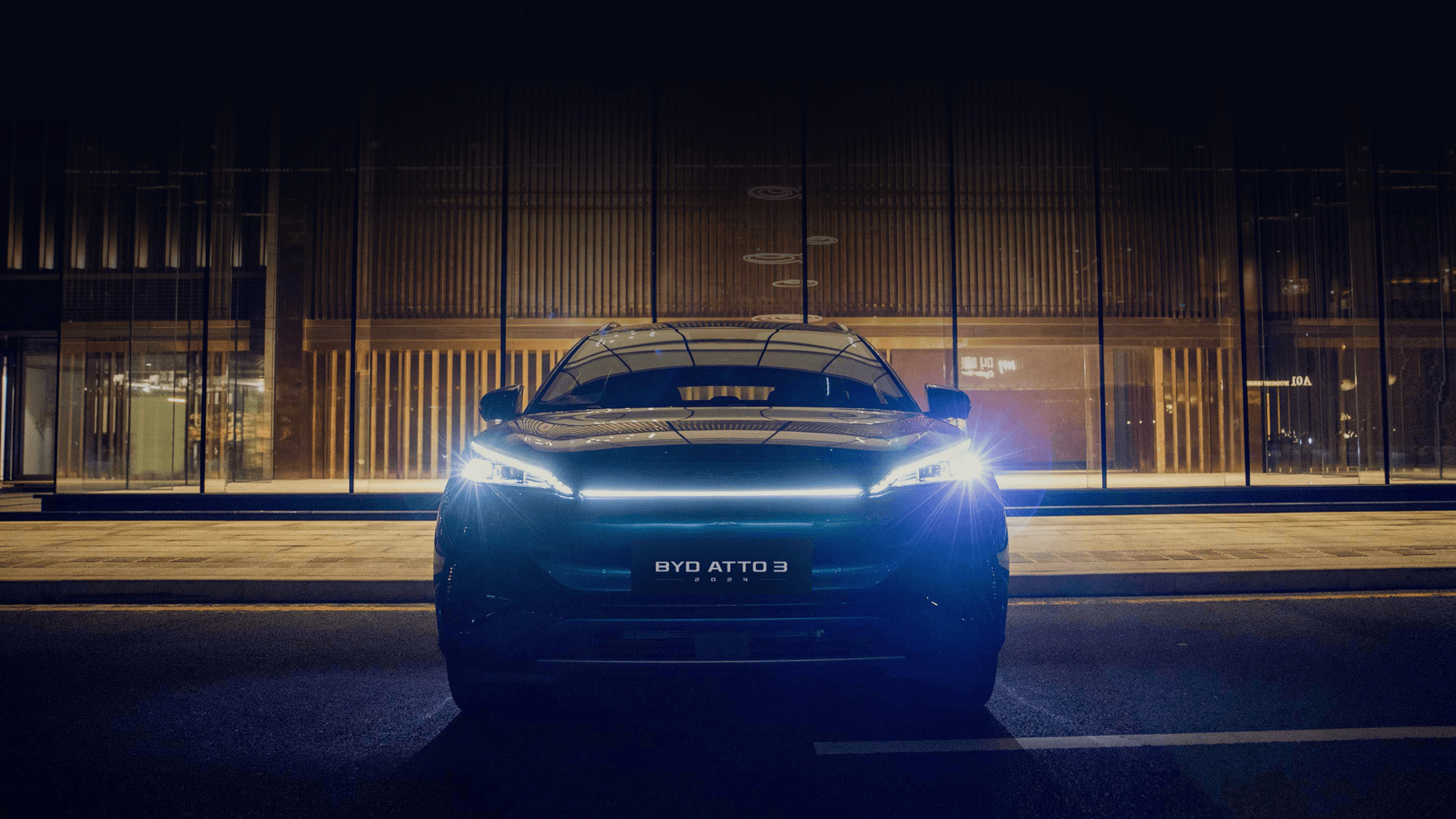 gaya lampu depan byd atto3